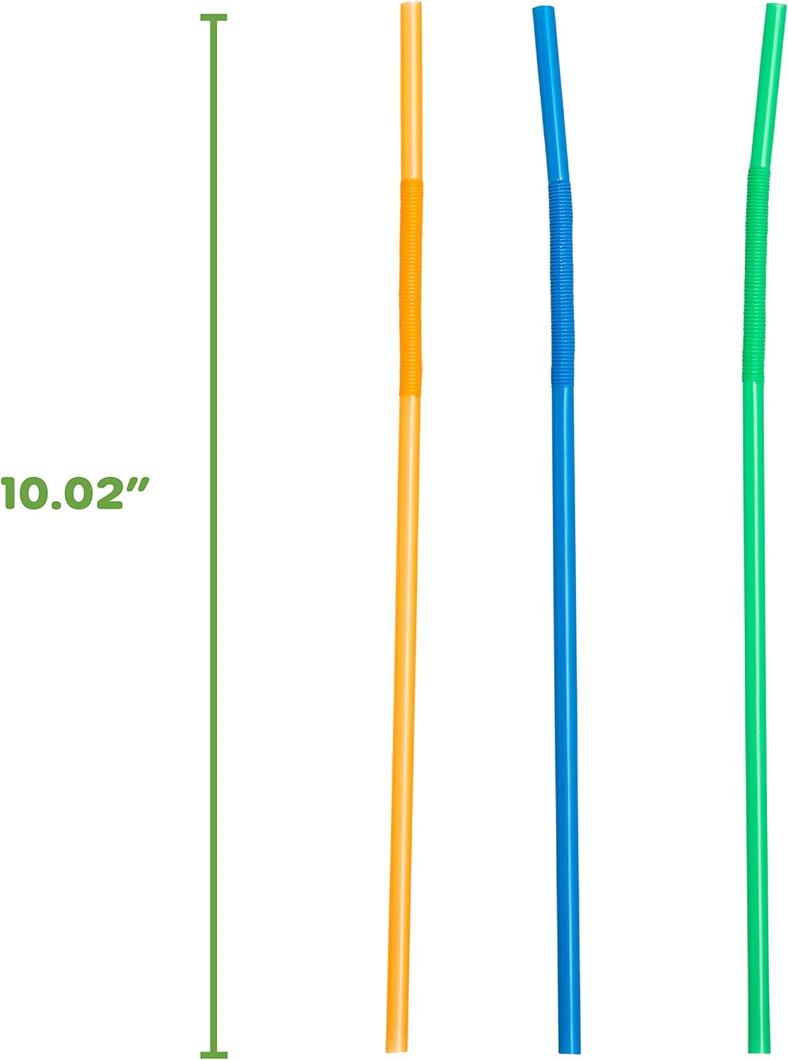 Plastic Smoothie Straws, Smoothie Straws, Disposible Straws, Straws -Pack of 100 (8.5 Plastic Smoothie Straws, Smoothie Straws, Disposible Straws, Straws -Pack of 100 (8.5